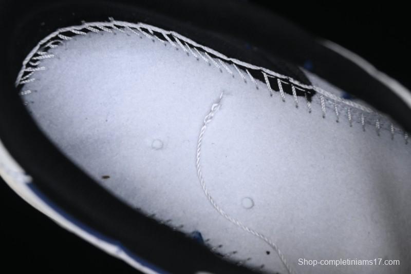 Nike Travis Scott x Fragment Design x Air Jordan 1 Low OG SP AJ1 Stussy Collaboration - Black Blue Line Low Top Casual Sneakers - SJ2068-113