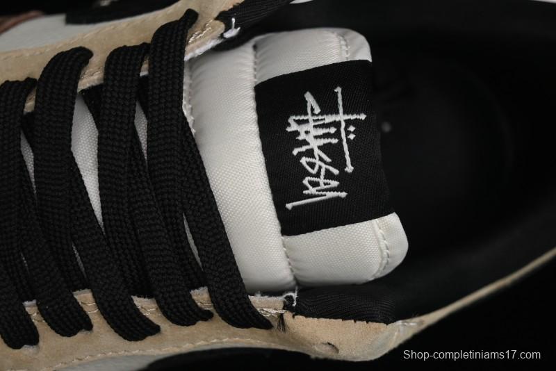 Nike Air Force 1 '07 Low The North Face x Stussy Collaboration - Black Brown Coffee Casual Sneakers - KK1988-018