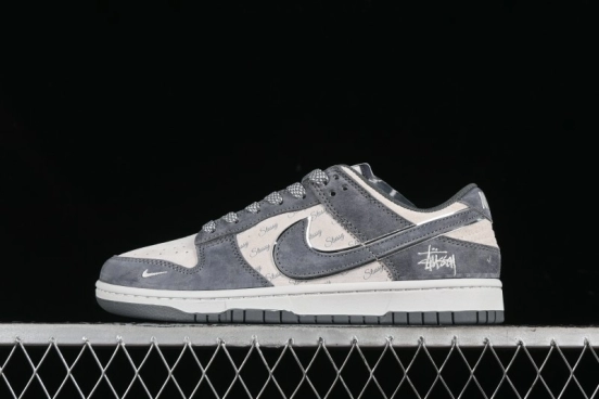 Nike SB Dunk Low Stussy Anniversary Edition Premium Customized Low-Top Casual Sneakers - XX2025-508