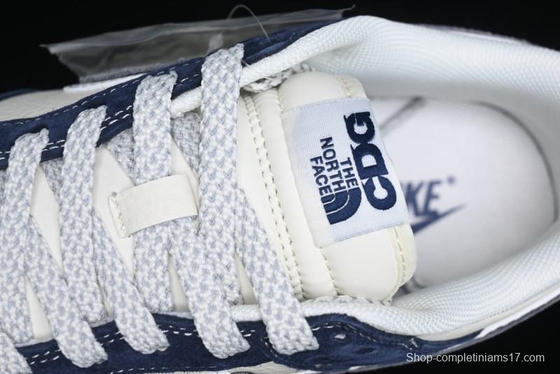 Nike SB Dunk Low The North Face Collaboration - Light Blue Grey Check Anniversary High-End Custom Low-Top Casual Skate Shoes - YX5066-251