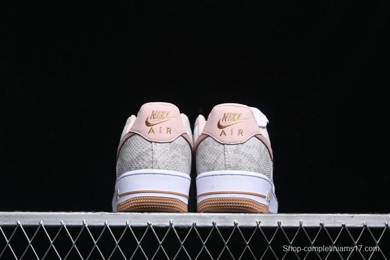 Nike Air Force 1 '07 Low Year of the Snake Themed Low-Top Casual Sneakers - HF2898-100