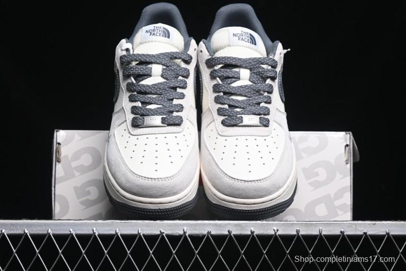 Nike Air Force 1 '07 Low Supreme The North Face Collaboration - Grey Black Red Logo - XZ6188-112