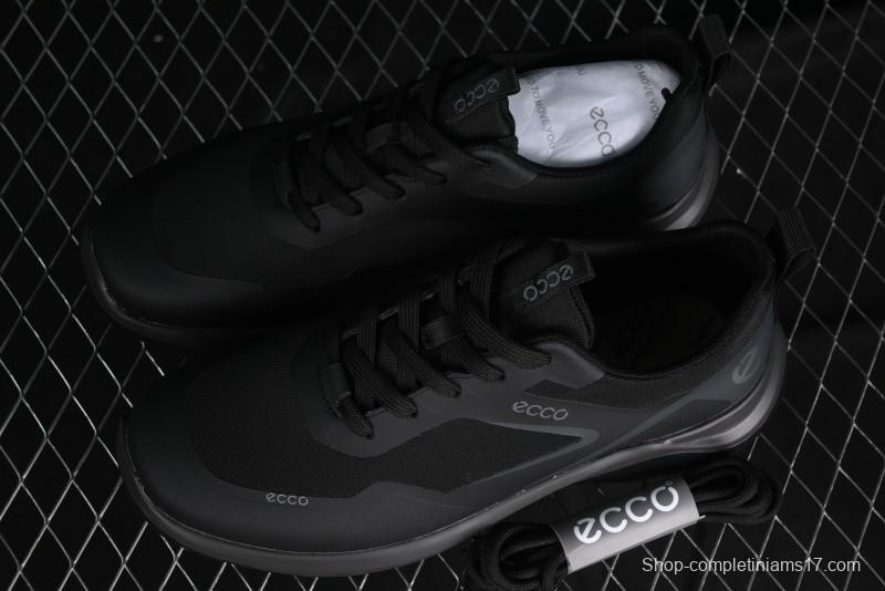 ECCO DRIVE Series Outdoor Waterproof Breathable Slip-Resistant Retro Fashion Patchwork Hiking Shoes - 88259401001