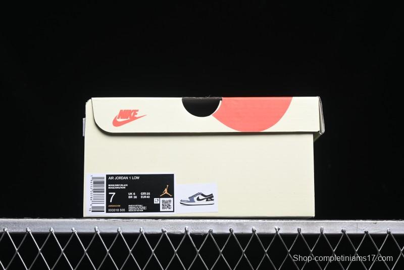 Nike Air Jordan 1 Low Stussy Collaboration Retro Basketball Shoes - XX3318-505