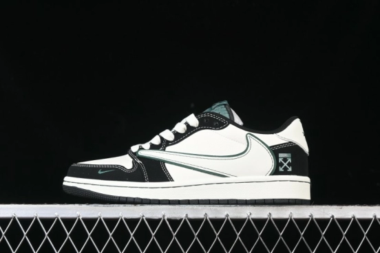 Nike Travis Scott x Fragment Design x Air Jordan 1 Low OG SP Sneakers - SJ2068-114