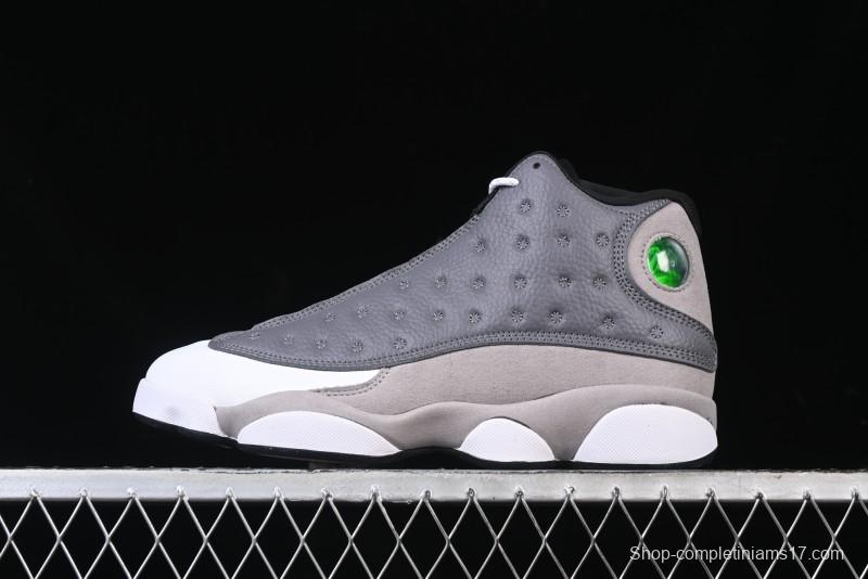 Nike Air Jordan 13 Retro Basketball Shoes with 3D Holographic Cat Eye and Carbon Fiber - 414571-016