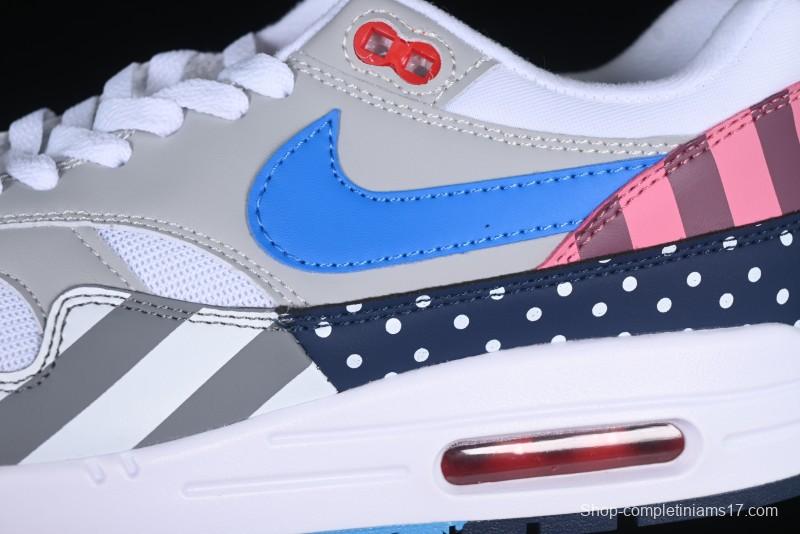 Nike Air Max 1 Retro Running Shoes with Half-Sole Air Cushion - AT3057-100