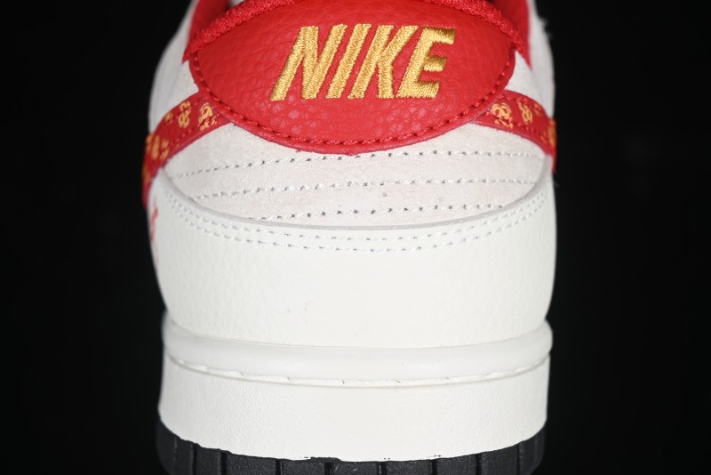 Nike SB Dunk Low Year of the Snake Series Monogram Red Swoosh Anniversary Custom Low-Top Casual Skate Shoes - DJ2024-081