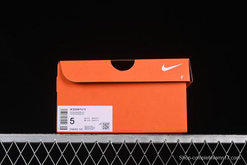 Nike Zoom Fly 6 Lightweight Responsive Running Shoes with React Foam and Carbon Fiber Plate - FN8454-100