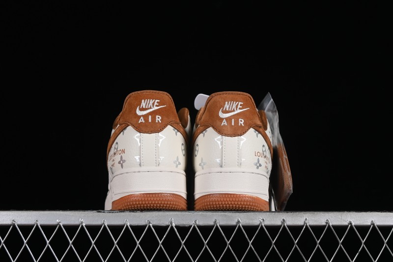 Nike Air Force 1 '07 Low LV Collaboration - Beige Brown Pigskin Casual Shoes CV1724-112