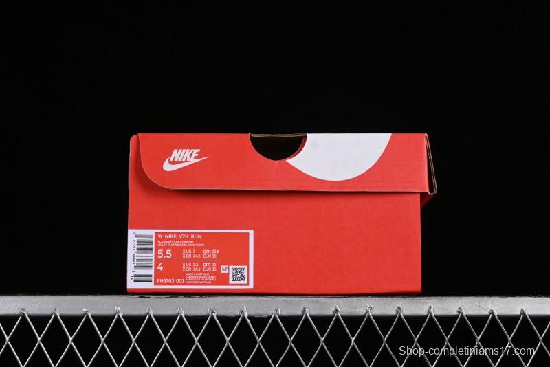 Nike V2K Runtekk 3XL Cushioned Anti-Slip Retro Low-Top Running Shoes - FN6703-001