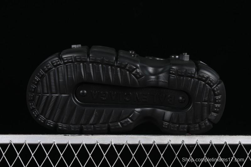 Balenciaga Hardcrocs Slide EVA Round-Toe Ultra Thick Sole Clog Sandals - W1S8N1010