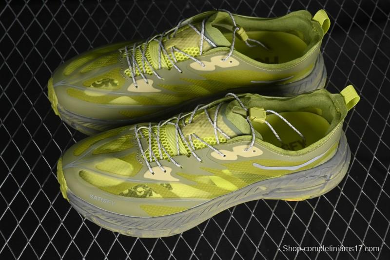 HOKA ONE ONE Satisfy Running Mafate Trail Low Top Cushioned Outdoor Hiking Shoes - 1157050 SLFR