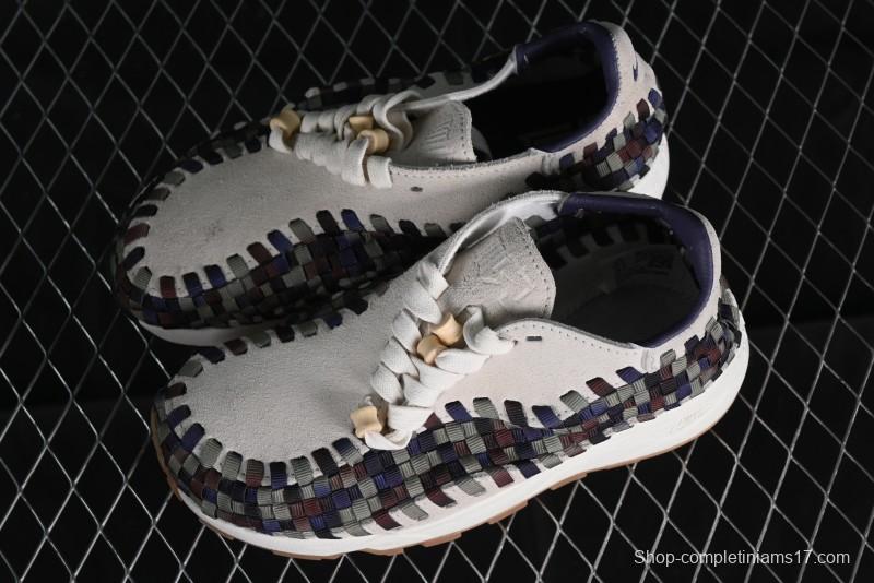 Nike Air Footscape Woven Asymmetrical Weave Slip-Resistant Low-Top Lifestyle Sneakers - FV3615-191