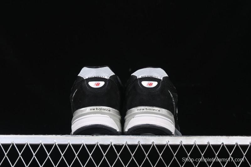 New Balance 990 Series Premium Retro Running Shoes with Carbon Fiber Midsole - M990BK4