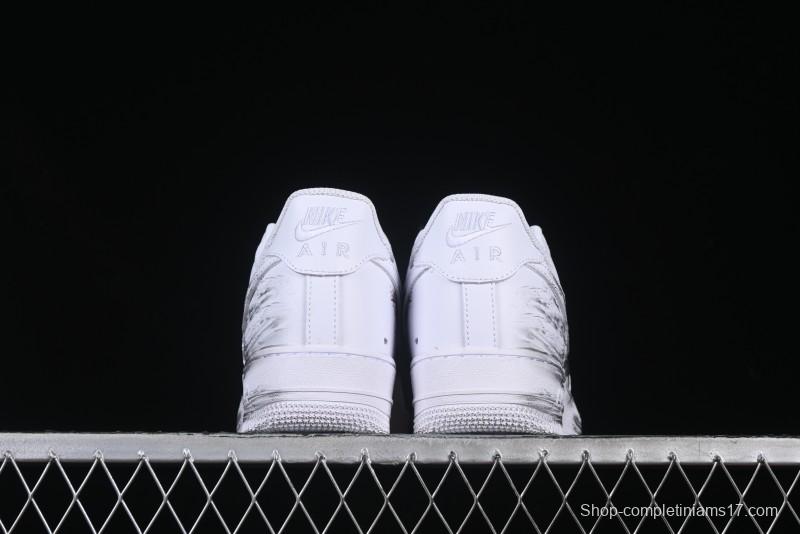 Nike Air Force 1 '07 Low Casual Sneakers with Chinese Ink Painting Design - ZH0316-062