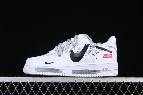 Supreme x Nike Air Force 1 '07 Low "Box Logo" Casual Sneakers - UP1658-955