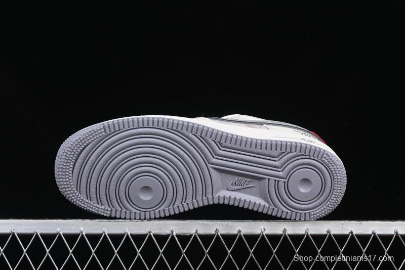 Nike Air Force 1 '07 Low The North Face x CDG Retro Casual Sneakers with Full-Length Air Cushion - DM6688-049