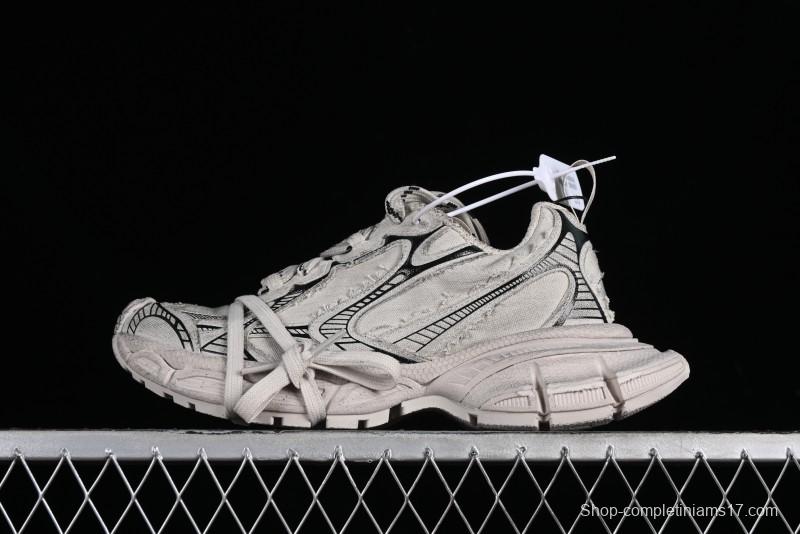Balenciaga Phantom Sneaker 10th Generation Trend Running Shoes with Transparent Heel Strap - W3XDC2002