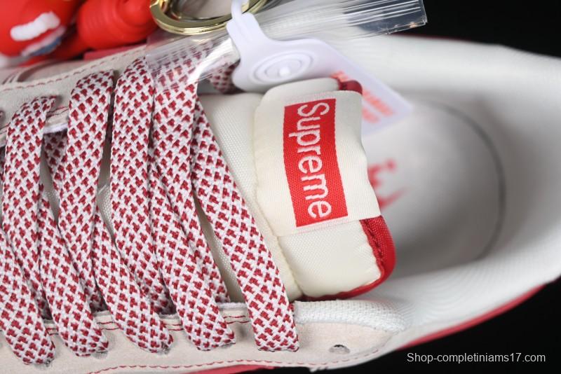 Nike Air Force 1 '07 Low Supreme Collaboration Year of the Snake Limited Edition Red Snake Swoosh Low-Top Casual Sneakers - HH7518-032