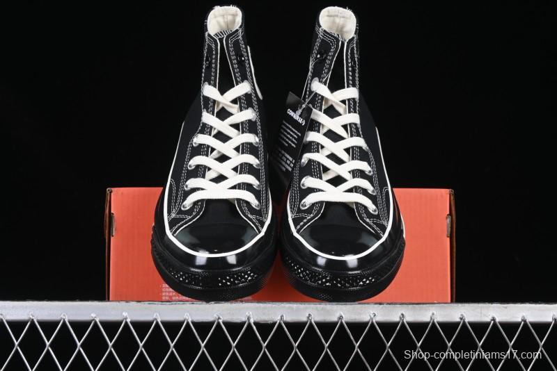 Converse Chuck 1970s High Top Canvas Sneakers with Star Stitch Design - A15743C