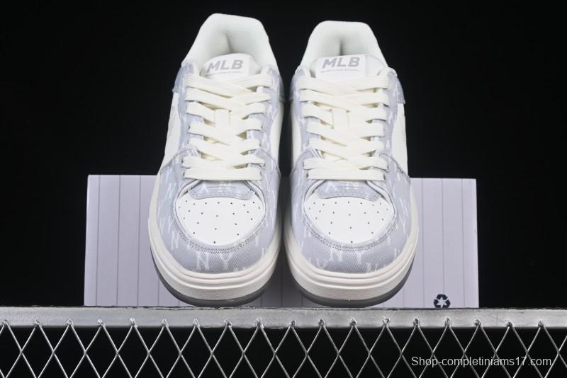 New York Yankees Chunky Liner Mid Denim Monogram Sandals with Thick Sole - 3ASXS015N50GRS