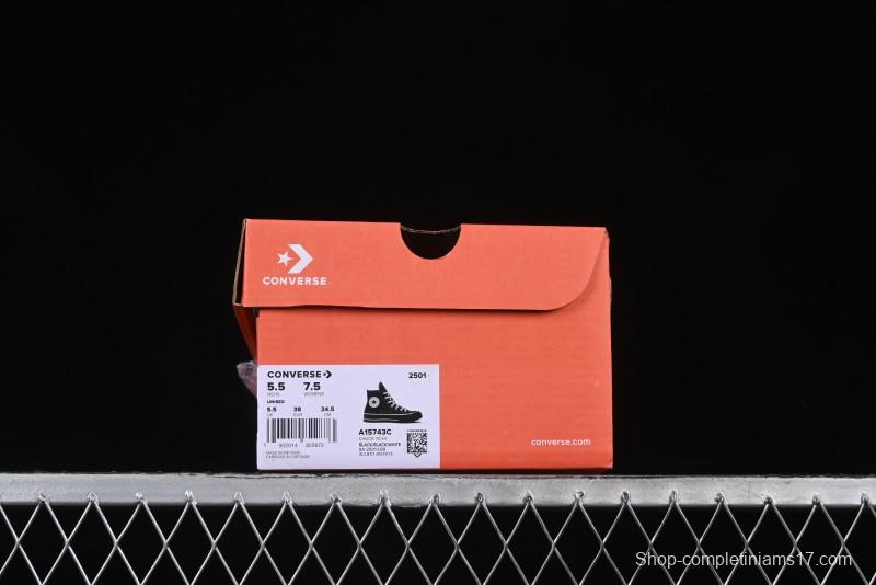 Converse Chuck 1970s High Top Canvas Sneakers with Star Stitch Design - A15743C