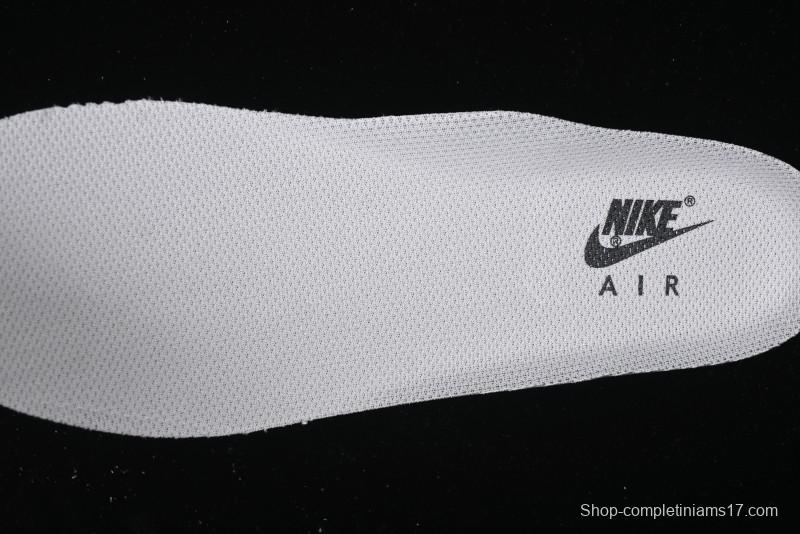 Nike Air Force 1 '07 Low Supreme Collaboration - Beige Black Double Swoosh Casual Sneakers - DF0188-019