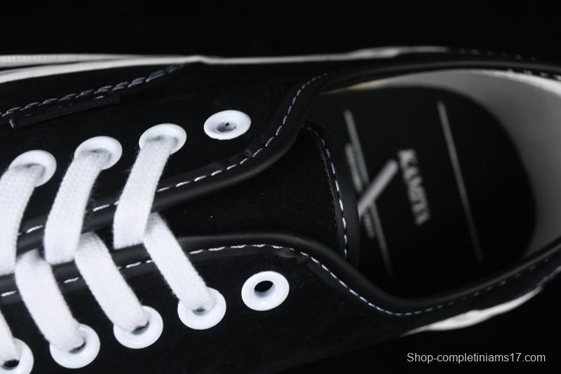 Kamiya Vulcanize Sneaker 23AW High-End Line Mihara Yasuhiro Dissolve Black White Suede Casual Low-Top Canvas Shoes - M.C3