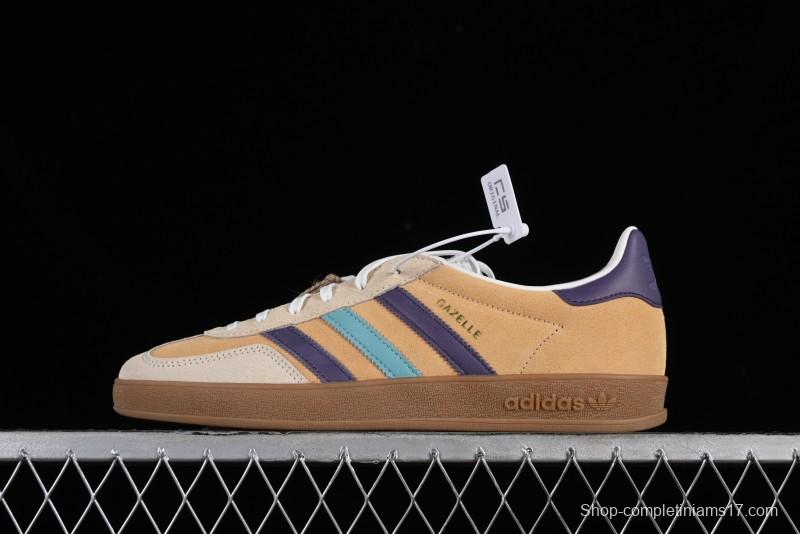 Adidas Originals Gazelle Indoor IG1636 Retro Casual Low-Top Sneakers with Non-Slip and Wear-Resistant Sole