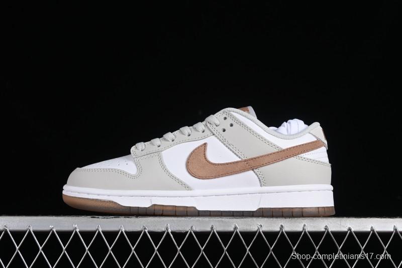 Nike Dunk Low SB Casual Sneakers in Phantom/Khaki Colorway - FJ4188-001
