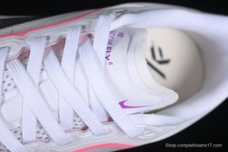 Nike Zoom Fly 6 Running Shoes with Flyknit and React Technology for Lightweight Cushioning - FN8455-101