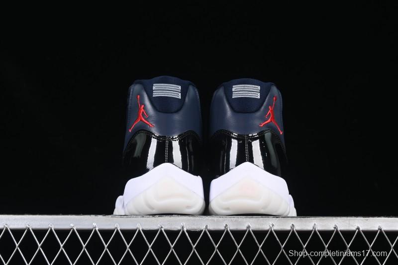Nike Air Jordan 11 Retro High Navy Blue Basketball Shoes - CT8012-406