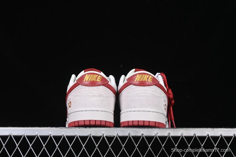 Nike SB Dunk Low Gucci Collaboration Red Snake Anniversary High-End Custom Low-Top Casual Sneakers - XX3168-111