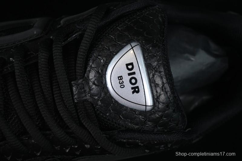 Dior B30 Sneakers with Reflective CD30 Logo and Lightweight Rubber Sole - CD30