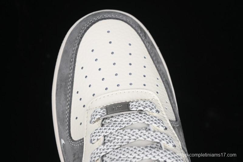 Nike Air Force 1 '07 Low Stussy Minimalist Grey Low-Top Casual Sneakers - XZ6188-672