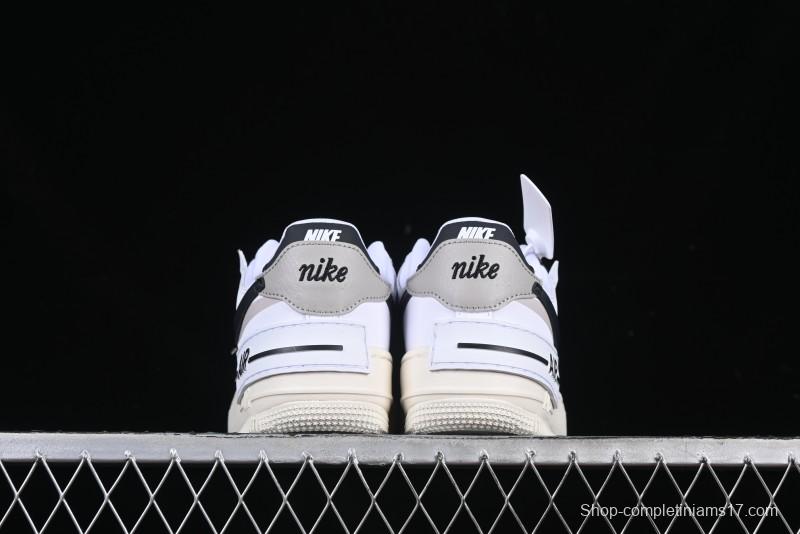 Nike Air Force 1 Shadow Low-Top Sneakers with Lightweight EVA Midsole and Anti-Slip RB Rubber Outsole - DZ1847-110
