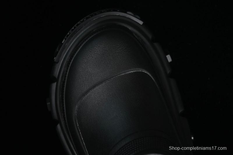 Balenciaga Hardcrocs Slide EVA Round-Toe Ultra Thick Sole Clog Sandals - W1S8N1010