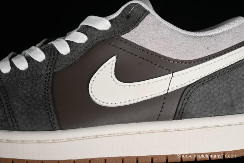 Nike Air Jordan 1 Low "Snkrs Day" Casual Sneakers with Grey Toe Design - FD0399-004