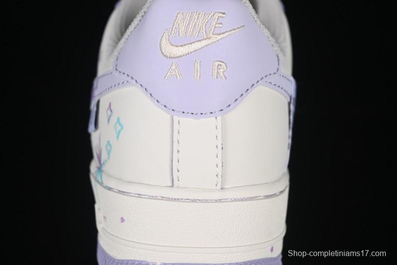 Nike Air Force 1'07 Low Casual Sneakers Purple Butterfly - FB1839-213