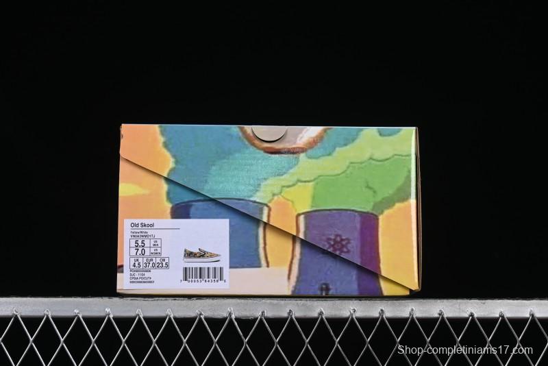 Vans Slip-on Pro Simpson Family All Over Print Low Top Skate Shoes - VN0A3WMD1TJ