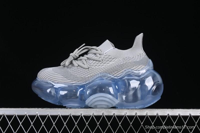 Grounds Big Bubble Heightening Thick Sole Sneakers - AJE5