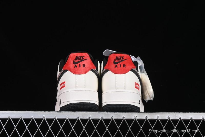 Nike Air Force 1 '07 Low Supreme Snake Year Limited Edition Basketball Shoes with Python Swoosh - DM6688-026