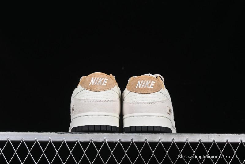 Nike SB Dunk Low Dior Collaboration Anniversary Custom Low-Top Casual Sneakers - DJ2024-066