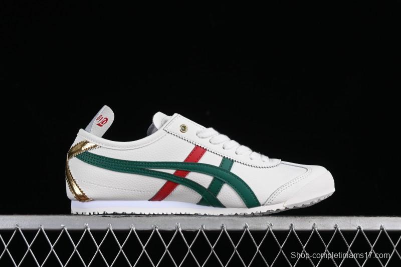 Onitsuka Tiger Mexico 66 Low-Top Leather Sneakers for Casual Running - 1183B511-200