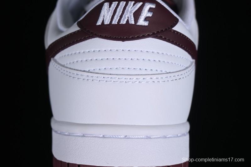 Nike SB Dunk Low White Red Colorway Low-Top Casual Skateboarding Shoes - DV0831-102