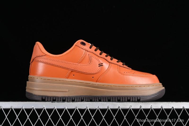 Nike Air Force 1 Low Luxe Casual Sneakers with Thick Sole and Waterproof Design - DM2451-800