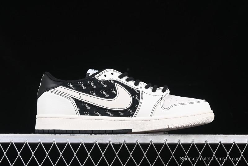Nike Travis Scott x Fragment Design x Air Jordan 1 Low OG SP AJ1 Low Top Casual Sneakers - SJ2068-121