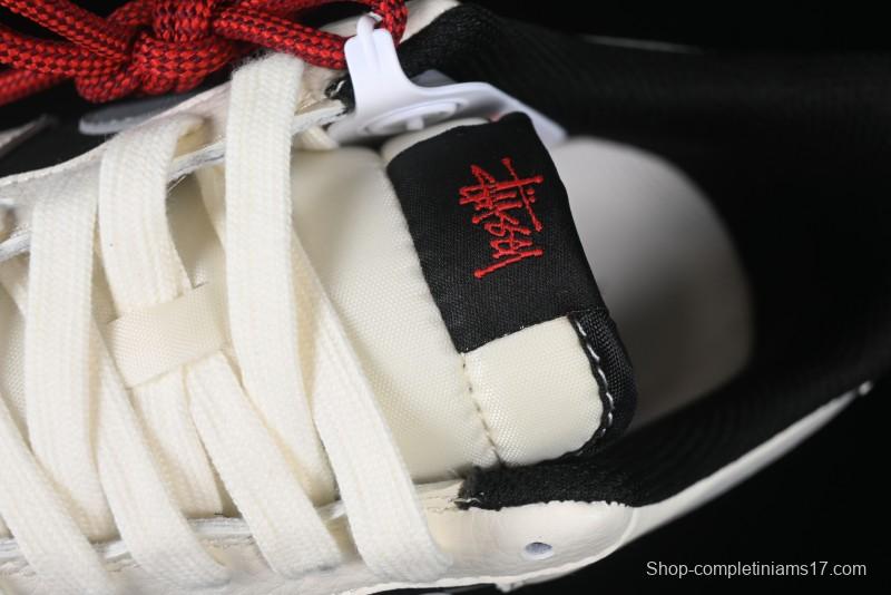 Nike Air Force 1 '07 Low Stussy Collaboration Beige Grey Black Low-Top Casual Sneakers - XZ6188-766