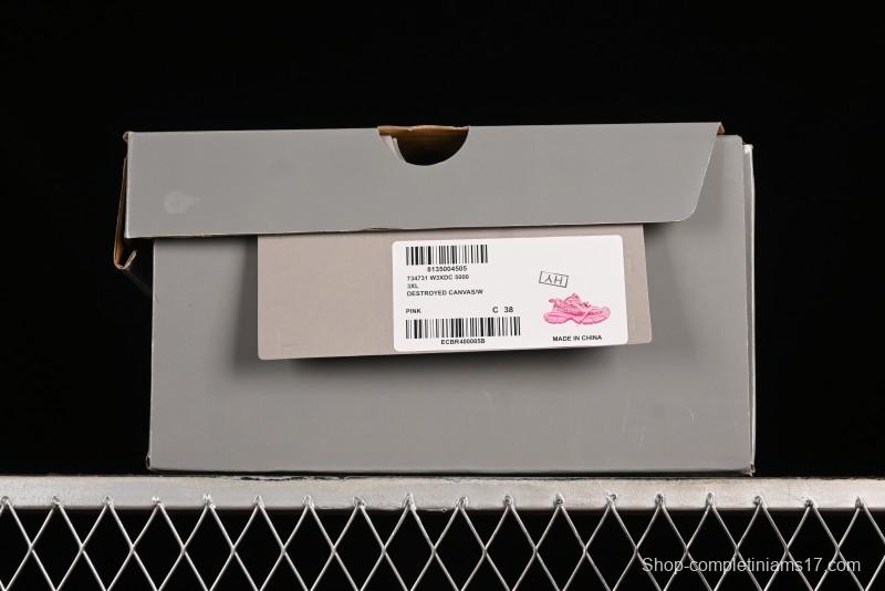 Balenciaga Phantom Sneaker Ten-Gen Trend Running Shoes with Transparent Heel Strap - W3XDC5000